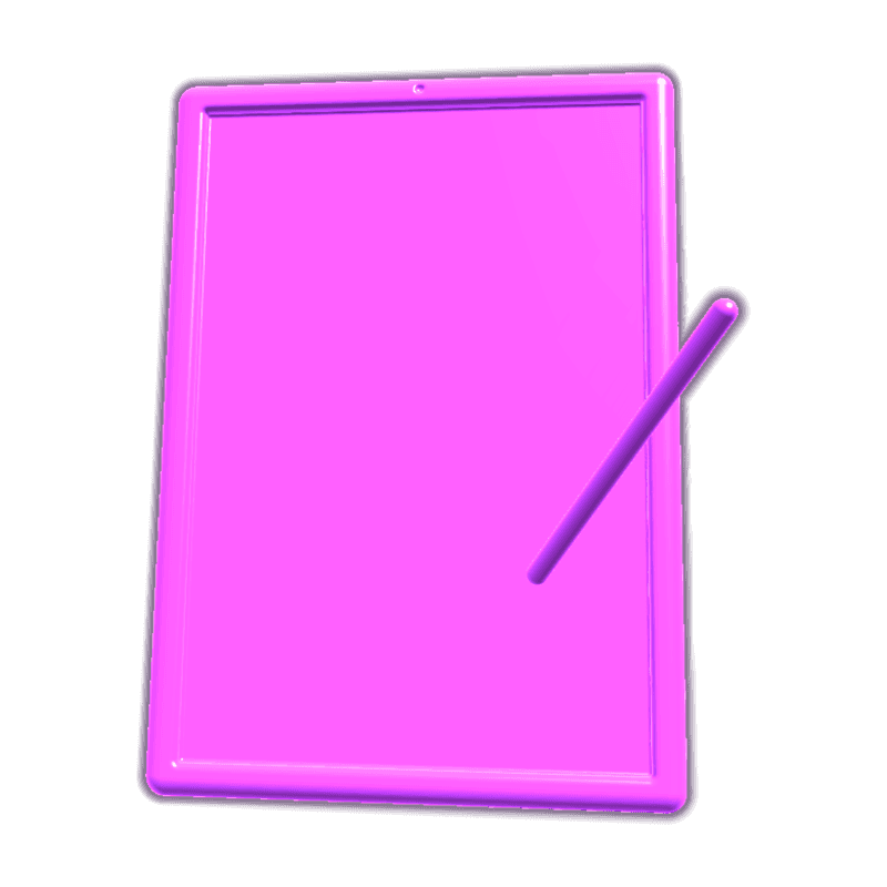 A tablet and stylus representing a generated warehouse picklist
